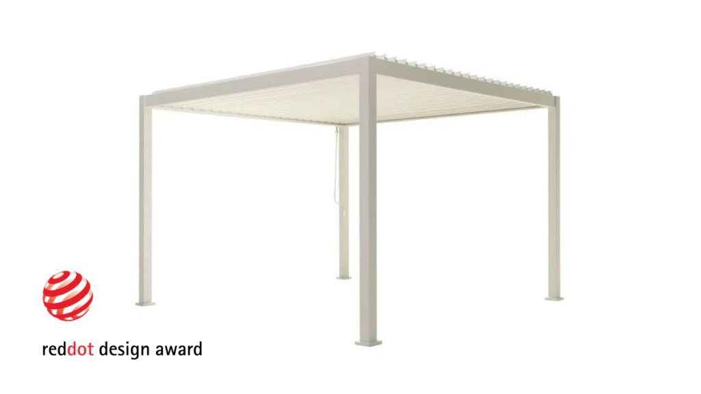Moderná bioklimatická hliníková pergola DELUX